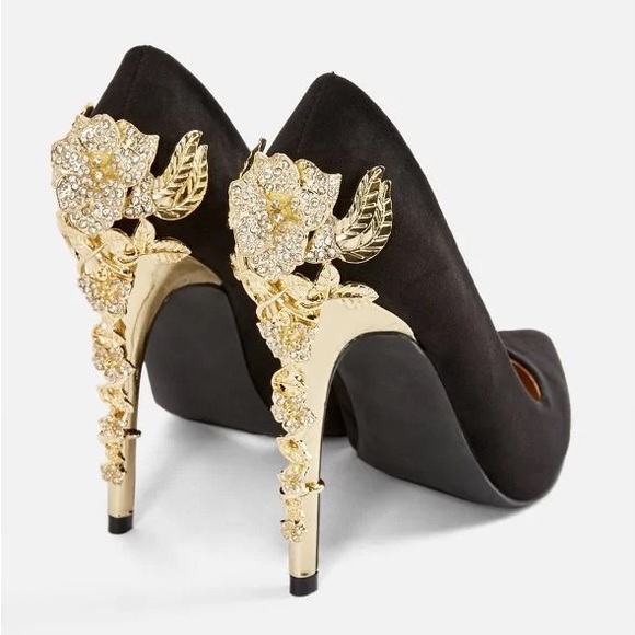 Eve Metallic Heel Pump - Size 10 - Picture 3 of 5